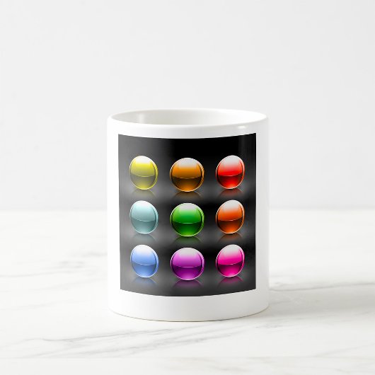 Tasse Boules de Verre Colorées