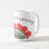 Tasse - Bouquet de roses roses (Devant droit)