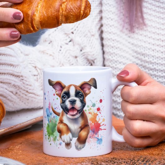 Tasse Boxer Couleurs Vives