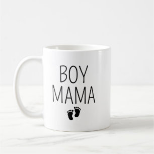 Tasse Boy Mama avec les noms des enfants, maman pe