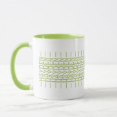 Tasse Branchée Message Caché Nom Vert 121G Moderne (Gauche)