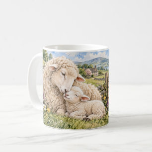 Tasse Brebis et Agneau Aimés