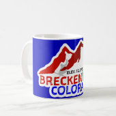 Tasse Breckenridge CO Ski (Devant gauche)