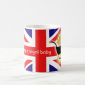 Tasse britannique de drapeau de bébé royal (Centre)