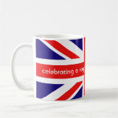 Tasse britannique de drapeau de bébé royal (Gauche)