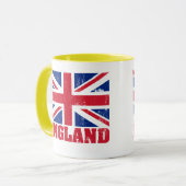 Tasse britannique de drapeau d'Union Jack (Devant gauche)