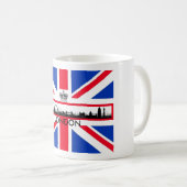 Tasse britannique d'horizon d'oeil de Londres de (Devant droit)
