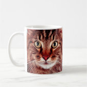 Tasse Brown de chat tigré (Gauche)