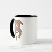 Tasse Brown de pitbull (Devant gauche)
