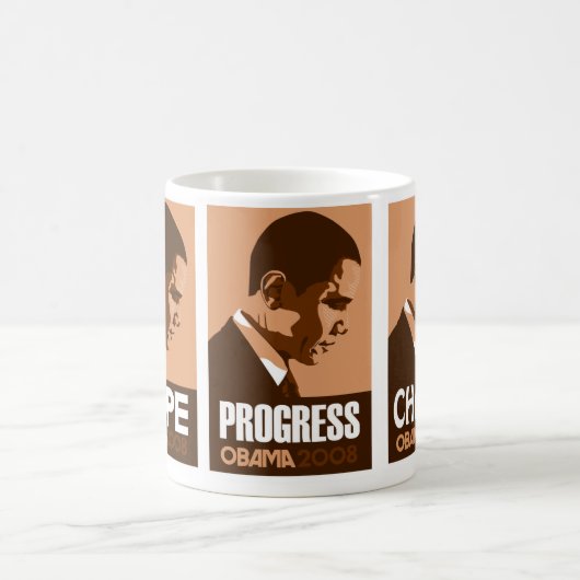 Tasse Brown d'Obama (Centre)