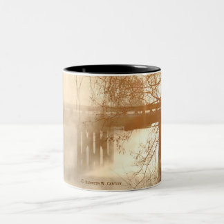 Tasse brumeuse II de pont de matin