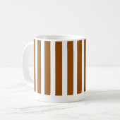 tasse brune lumineuse rayée (Devant gauche)