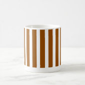 tasse brune lumineuse rayée (Centre)