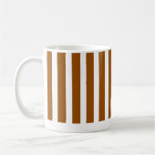 tasse brune lumineuse rayée (Gauche)