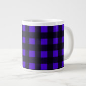 Tasse Buffle Bleu Grande Plaid (Devant droit)