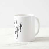 Tasse Bull Terrier – Style Encre Gritty (Devant droit)