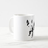 Tasse Bull Terrier – Style Encre Gritty (Devant gauche)