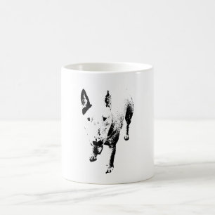 Tasse Bull Terrier – Style Encre Gritty