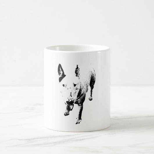 Tasse Bull Terrier – Style Encre Gritty (Centre)