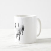 Tasse Bull Terrier – Une détermination émouvante, (Devant droit)