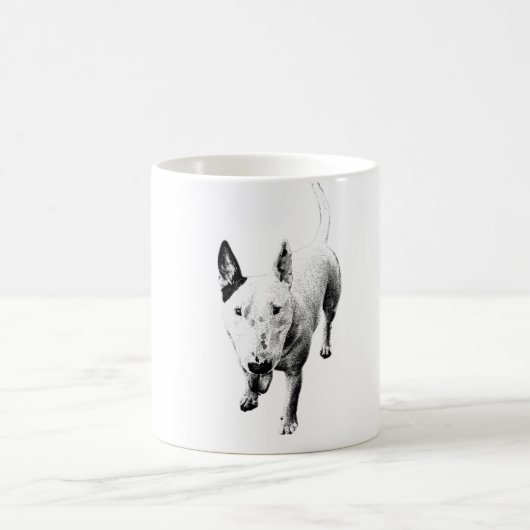 Tasse Bull Terrier – Une détermination émouvante, (Centre)