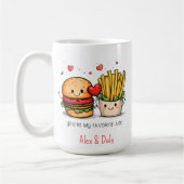 Tasse Burger Mignon « Vous êtes mon côté préféré » (Gauche)