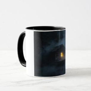 Tasse Cabane Brumeuse - Nuit de Maison de Lac Somb