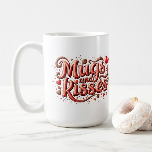 Tasse Cadeau Bisous et Mugs (Avec donut)