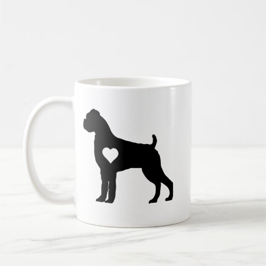 Tasse Cadeau Chien Boxer (Gauche)