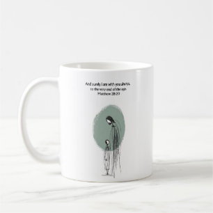 Tasse cadeau de citation inspirante de foi Matthie
