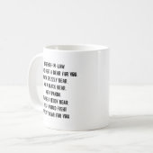 Tasse Cadeau Drôle pour Beau-Frère (Devant gauche)