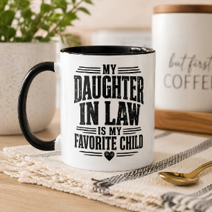 Tasse Cadeau Fille Préférée pour Maman