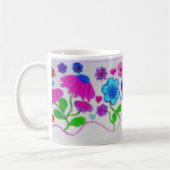 Tasse Cadeau Fleurs Aquarelle (Gauche)