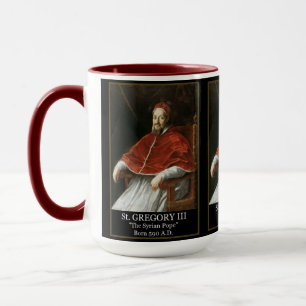 Tasse cadeau "Le pape syrien" Grégoire III