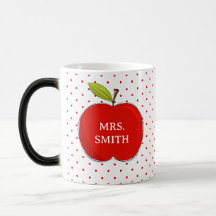 Tasse Cadeau pour Enseignant Pomme   Enseignant Mi