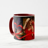 Tasse Cadeau Romantique (Devant gauche)