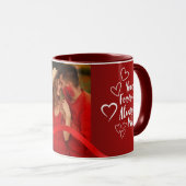 Tasse Cadeau Romantique (Devant droit)