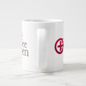 Tasse Café avec grande mousse de colle (20oz) (Dos)