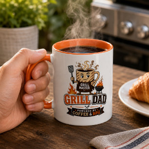 Tasse Café BBQ Grill Papa Fête des Pères Cadeau