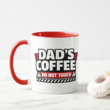Tasse 'Café de Papa Ne Touchez Pas' 