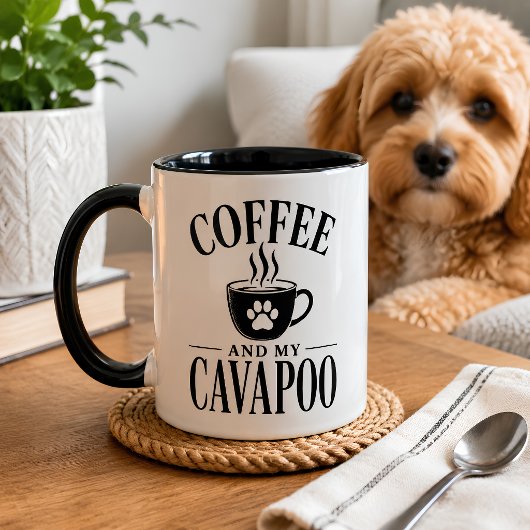 Tasse Café et Mon Cavapoo pour les Amoureux de Chi