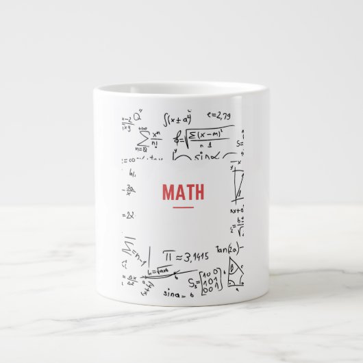Tasse café exemple maths académie École  (Devant)