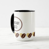 Tasse Café Grain de Café - modifiable pour les cad (Devant gauche)