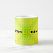 Tasse Café Harlequin Jaune Citron Vert Rétro 90 (Centre)