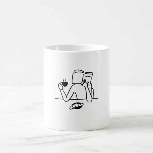 Tasse cafés nouveau logo conception livre (Centre)