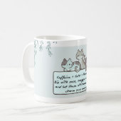 Tasse Caffeine & Cats (Devant gauche)
