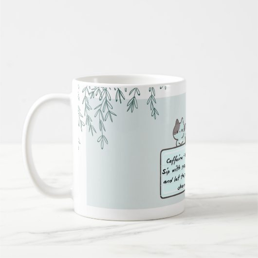 Tasse Caffeine & Cats (Gauche)