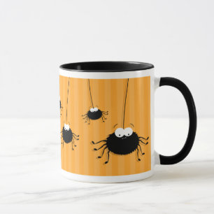 Tasse câline mignonne de cadeau d'araignées de