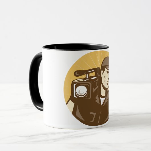 Tasse Cameraman (Devant gauche)