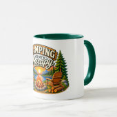 Tasse Camping est ma thérapie (Devant droit)